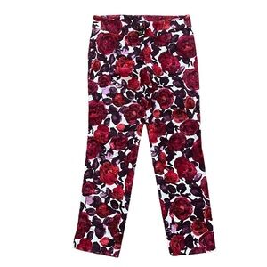Vintage Dolce & Gabbana Pants Women’s Size 30 Red Purple Floral Print Rare